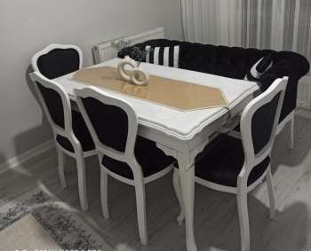 E - 1250 Chester Klasik Sandalyeli Bank Takımı