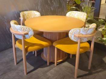 E - 1315 Ptt Masa 110 Luk Kayın Polo Sandalye Kayın