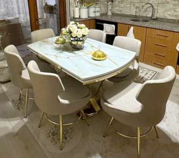 E - 1340 X Oval masa kulak Sandalyeli takım